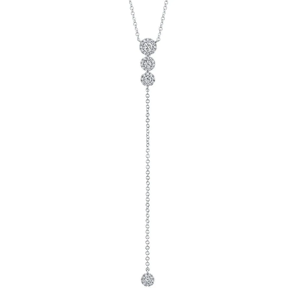 0.29CT DIAMOND LARIAT NECKLACE