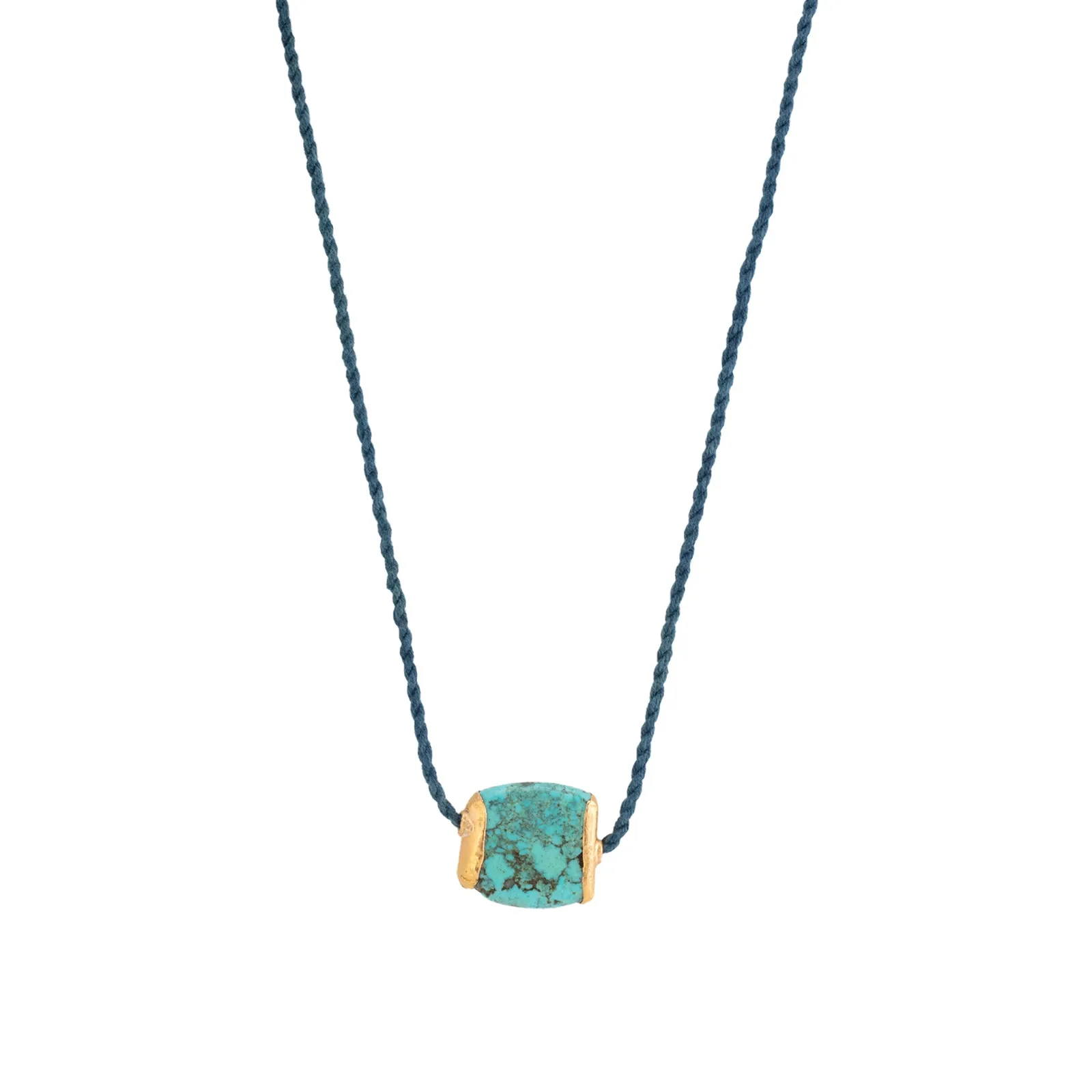 Afghan Turquoise Pendant Necklace