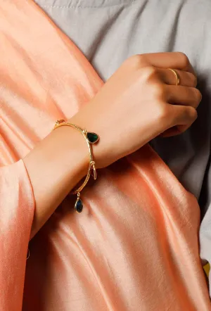 Alika Gold-Plated Brass Bangle