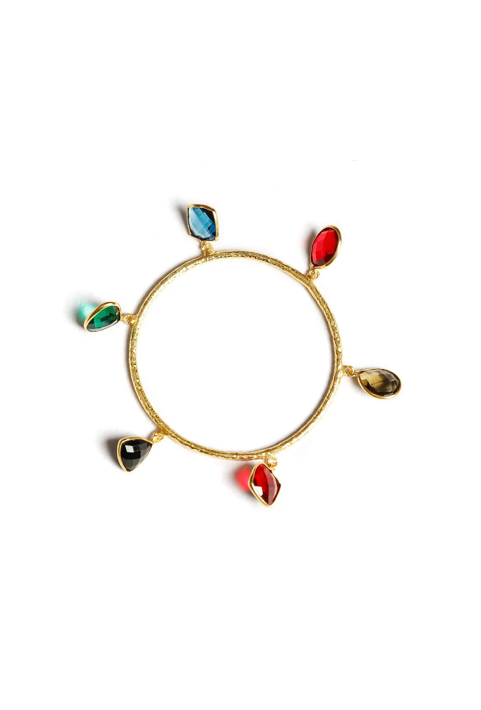 Alika Gold-Plated Brass Bangle