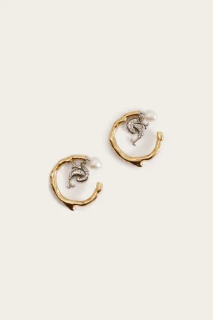 Aquarius Hoop Earrings