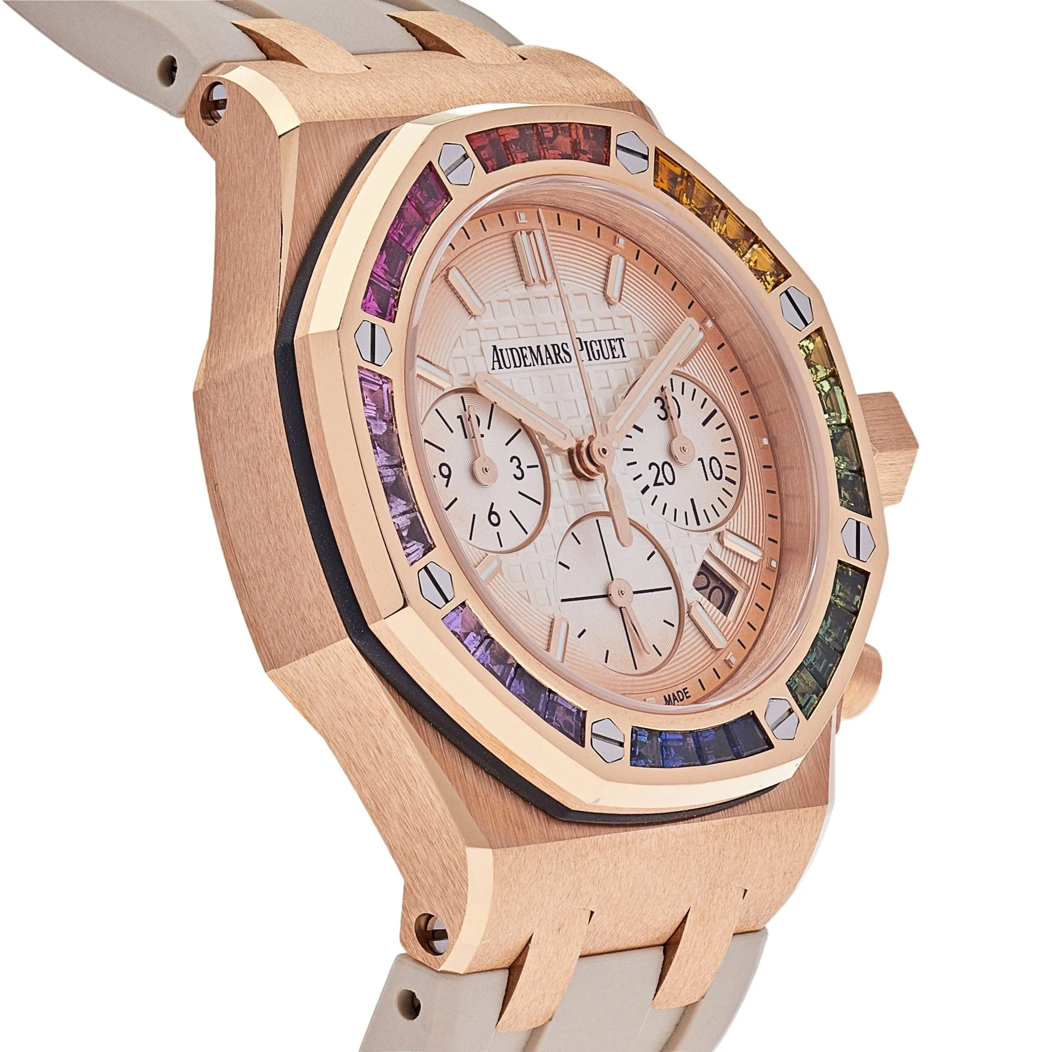 Audemars Piguet Royal Oak Offshore 26236OR.YY.D085CA.01 Selfwinding Chronograph Rainbow Bezel