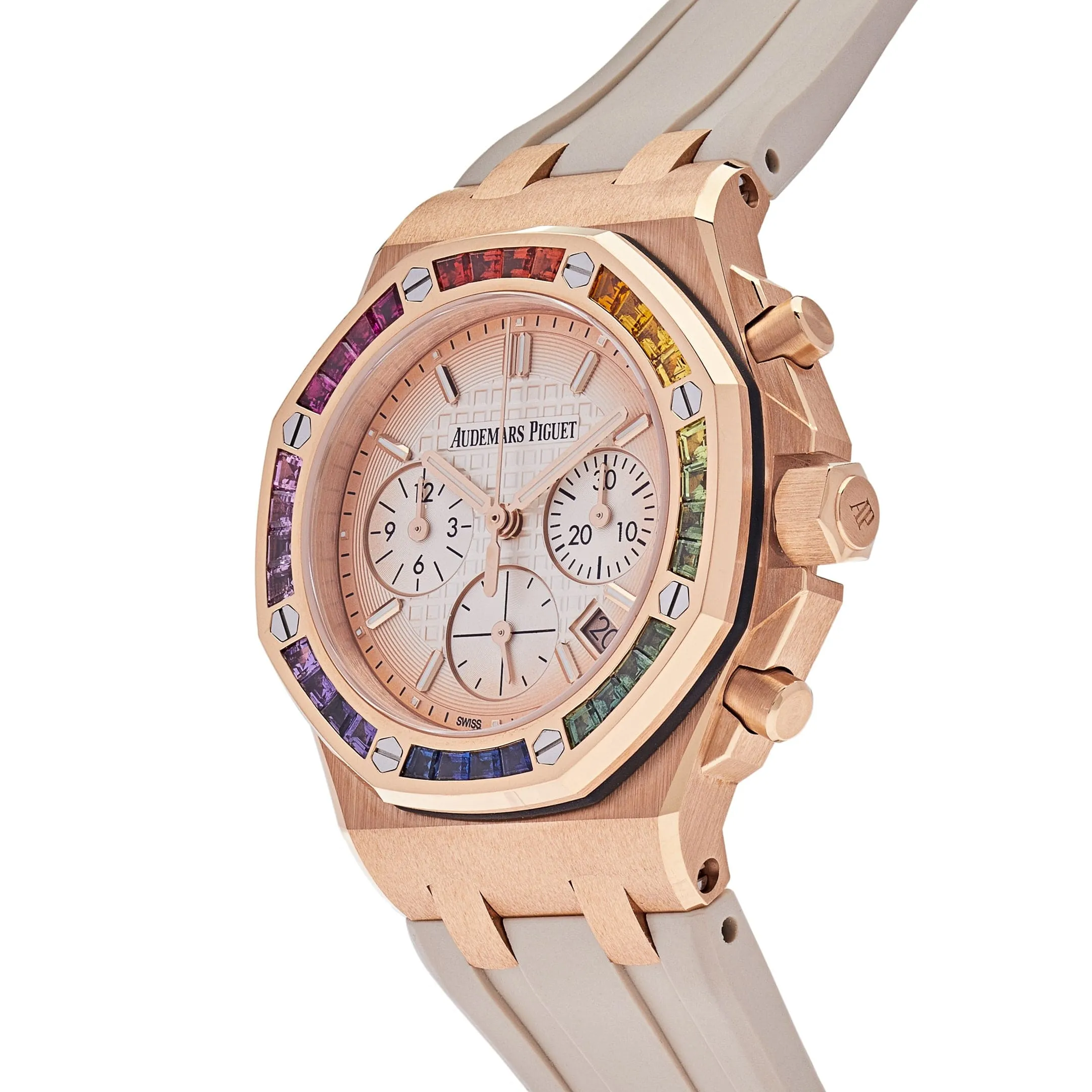 Audemars Piguet Royal Oak Offshore 26236OR.YY.D085CA.01 Selfwinding Chronograph Rainbow Bezel