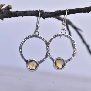 Boho Chic Flair - Citrine Earrings