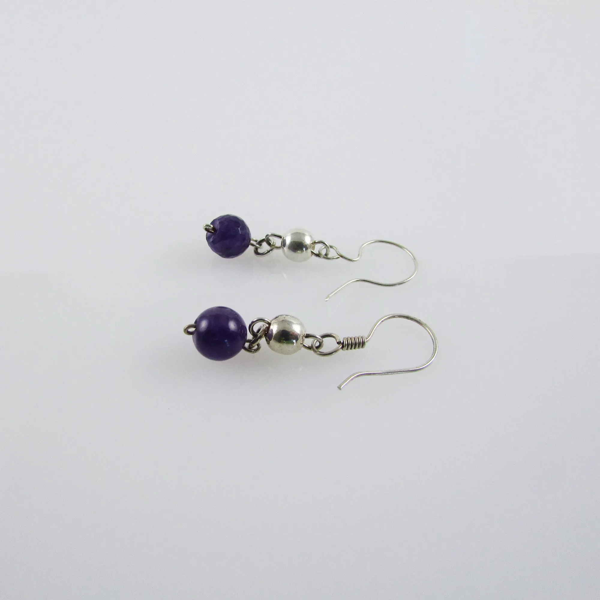 Bolitas Earrings - Amethyst