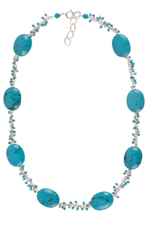 Brown Eyed Girls Turquoise Pebble Necklace