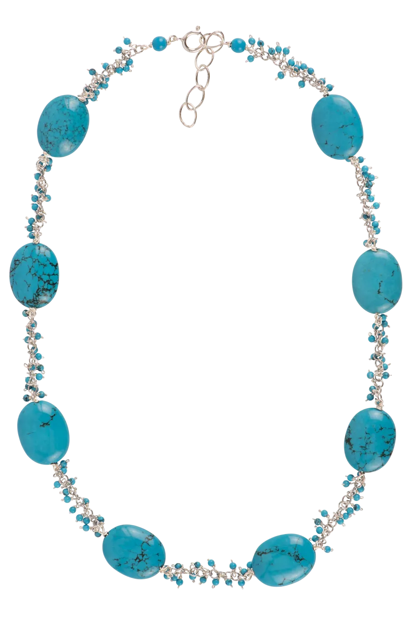 Brown Eyed Girls Turquoise Pebble Necklace