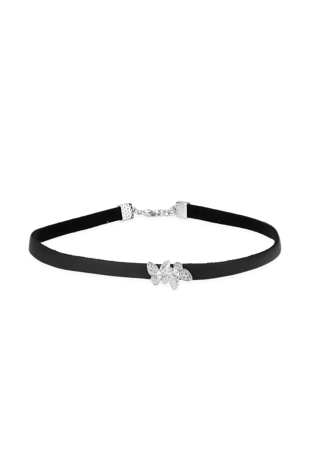 Butterfly Leather Choker