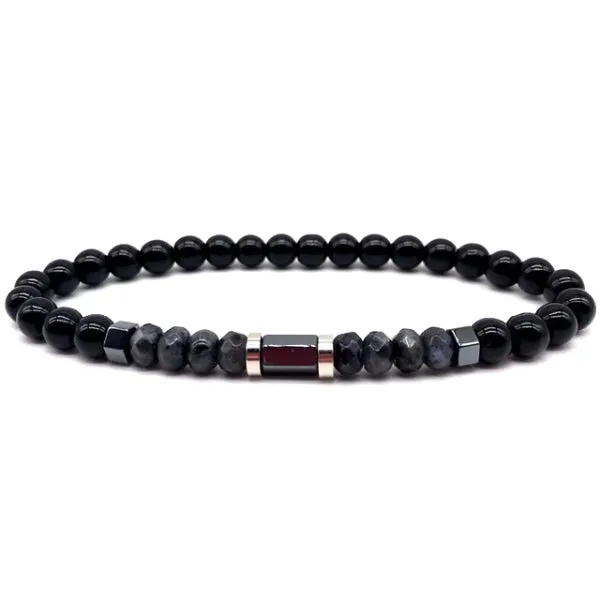 Classy Men Slim Elegant Beaded Bracelet - 5 Styles