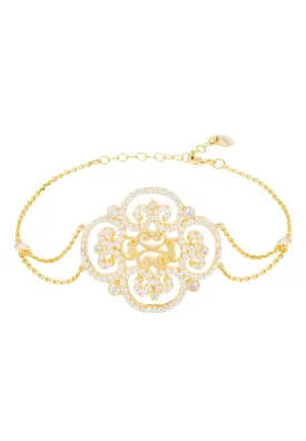 Clover Filigree Bracelet Gold