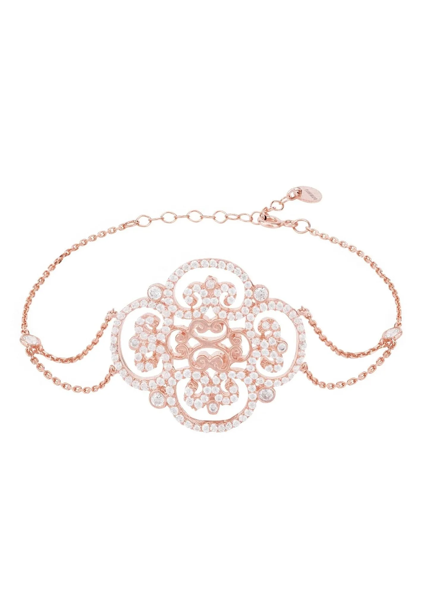 Clover Filigree Bracelet Rosegold