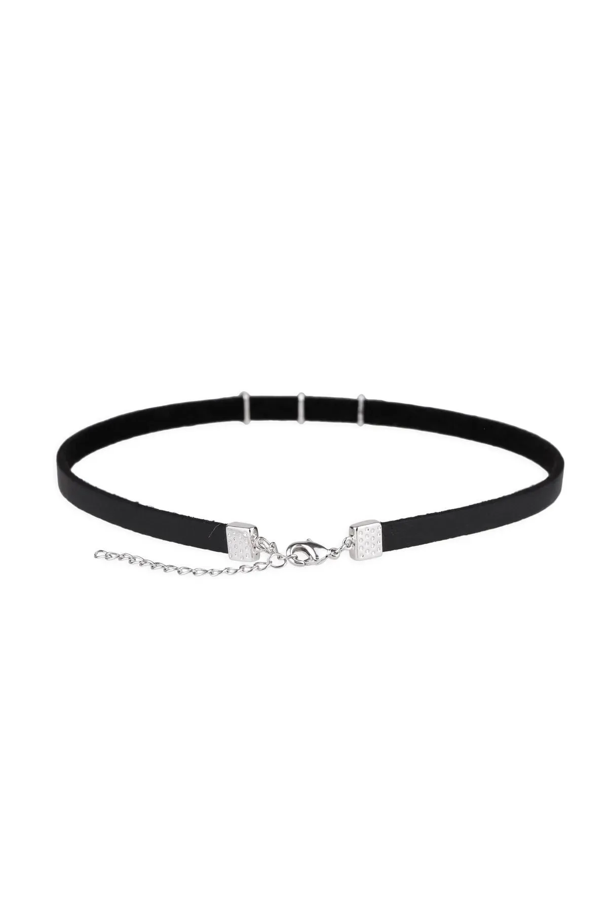 Crystal Leather Choker