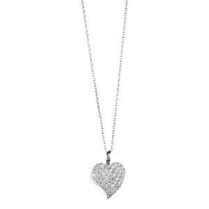 Diamond Heart Necklace - "Beautiful Heart"