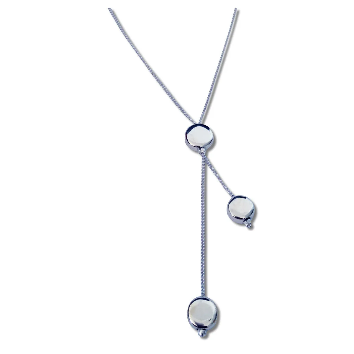 Disc Lariat Necklace