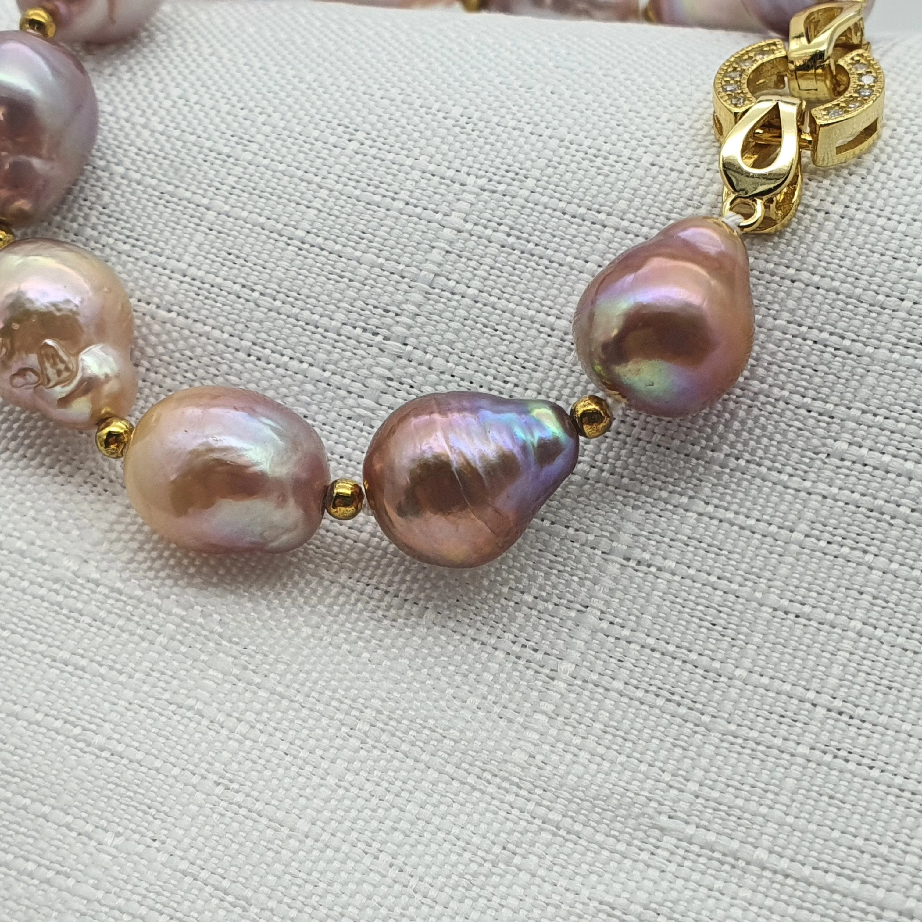 Freshwater Cultured Pearl Bracelet, Sterling Silver