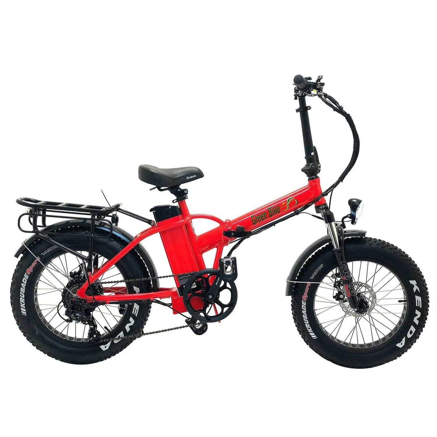 Green Bike USA GB1 Fat Tire City Folding Electric Bike