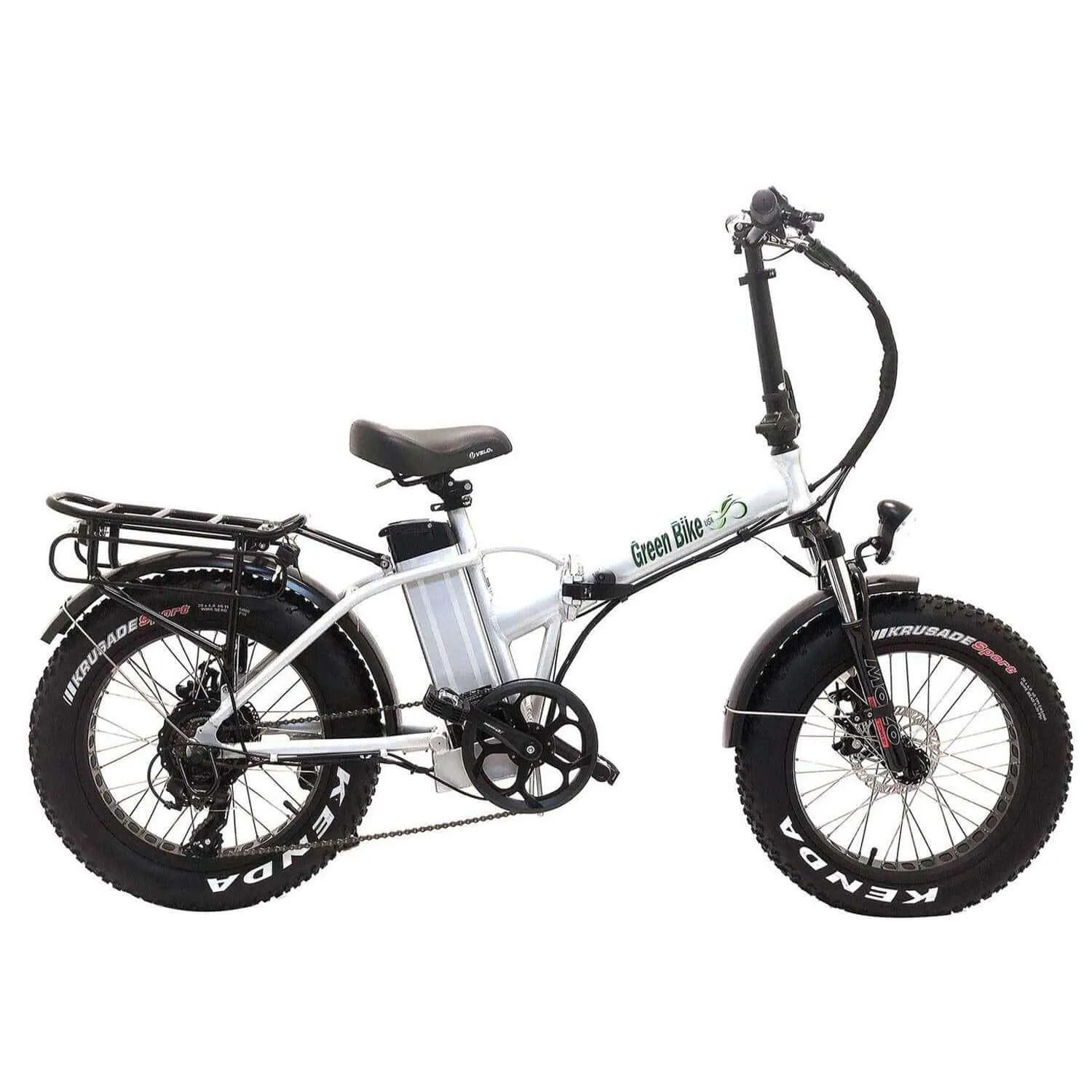 Green Bike USA GB1 Fat Tire City Folding Electric Bike