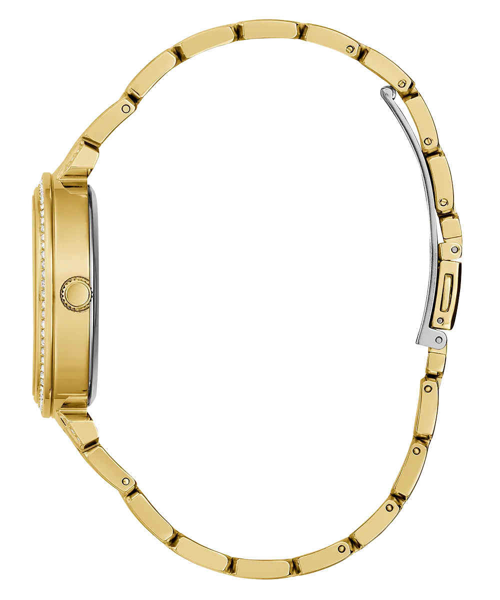 GUESS Ladies Gold Tone Analog Watch