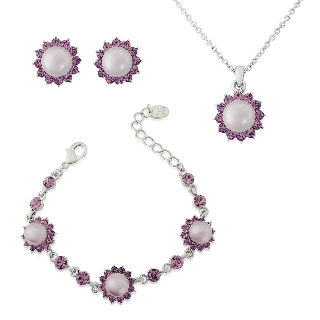 Haze of Amethyst Jewellery Set