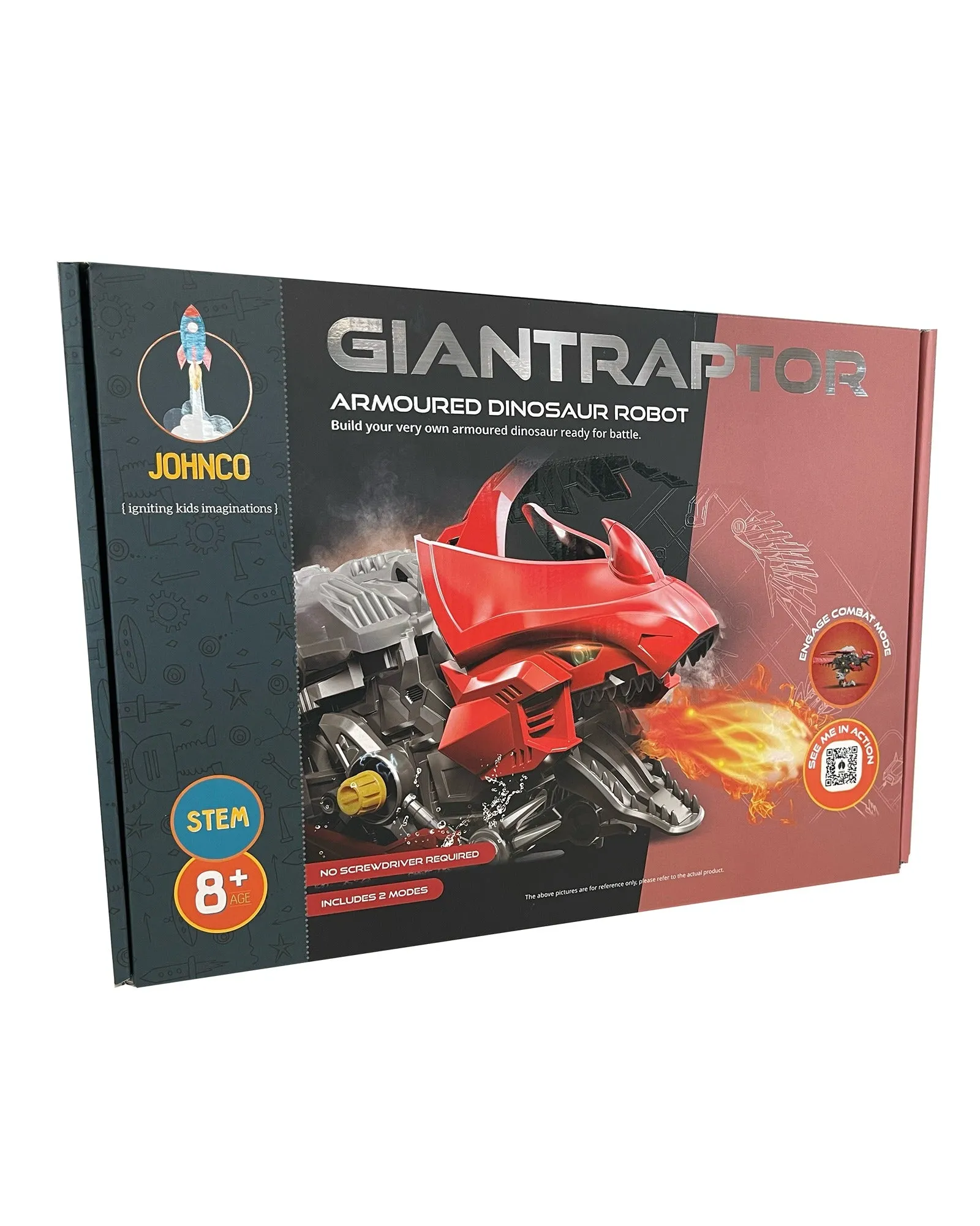 Johnco Giantraptor Armoured Dinosaur Robot