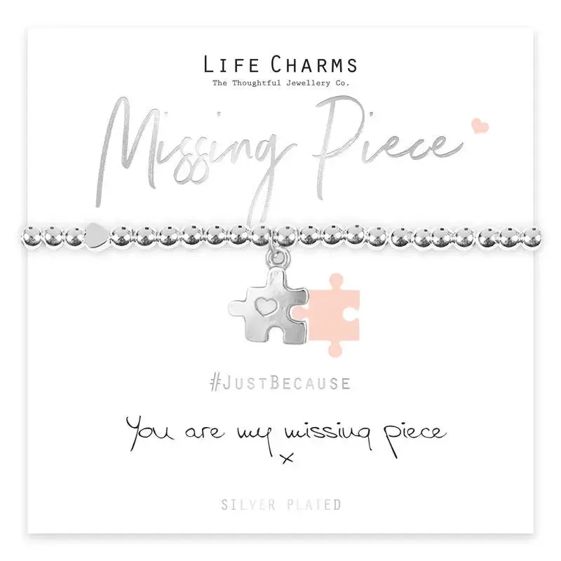 Life Charm You Are My Missing Piece Bracelet