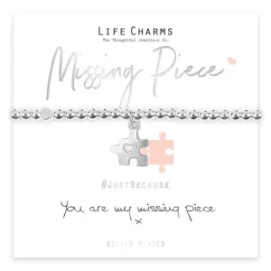 Life Charm You Are My Missing Piece Bracelet