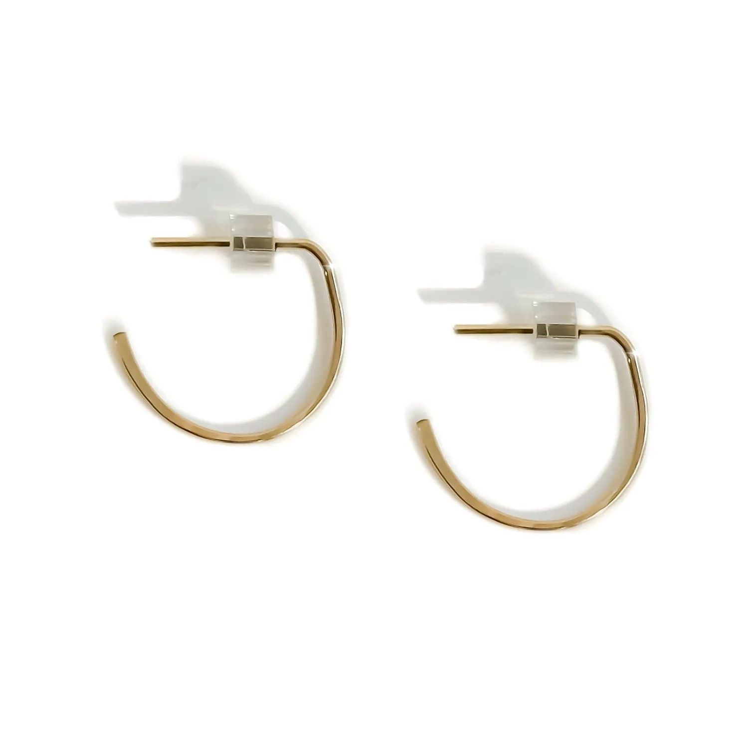 Lindsay Threader Hoop Earrings