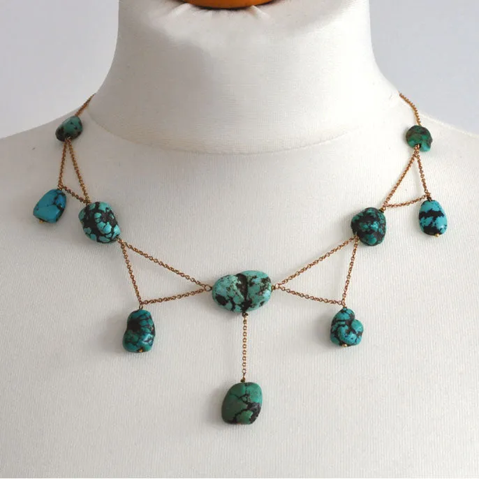 Matrix Turquoise Necklace