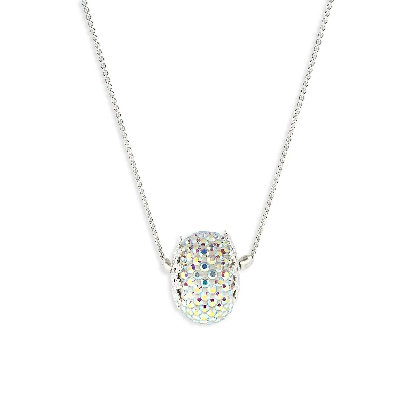 Pave Charm Pendant Necklace