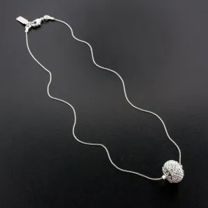 Pave Charm Pendant Necklace