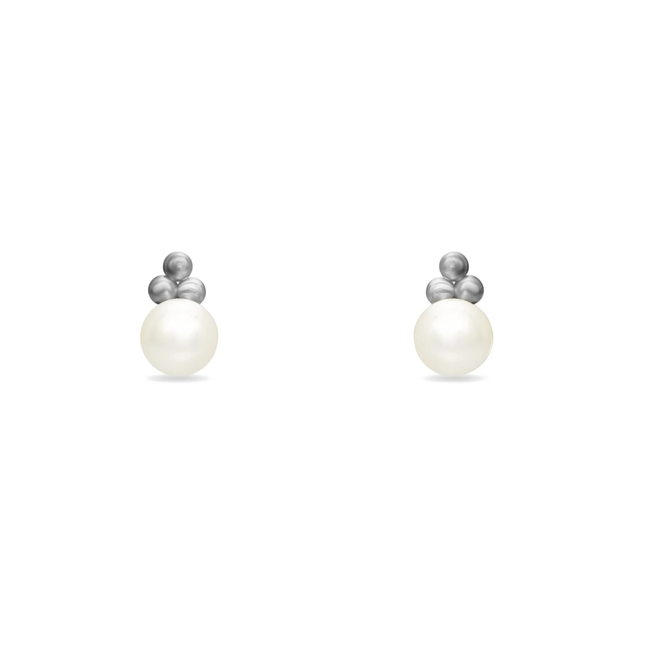 Pearl Stud Earring - 14 karat gold pearl earring, freshwater pearl