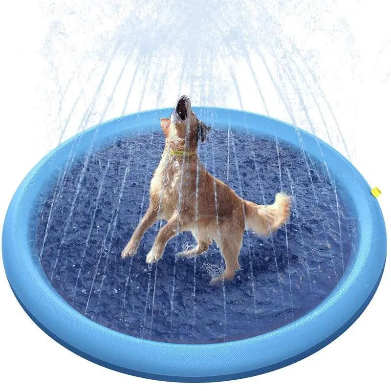 Pet Sprinkler Pad Cooling Mat Swimming Pool