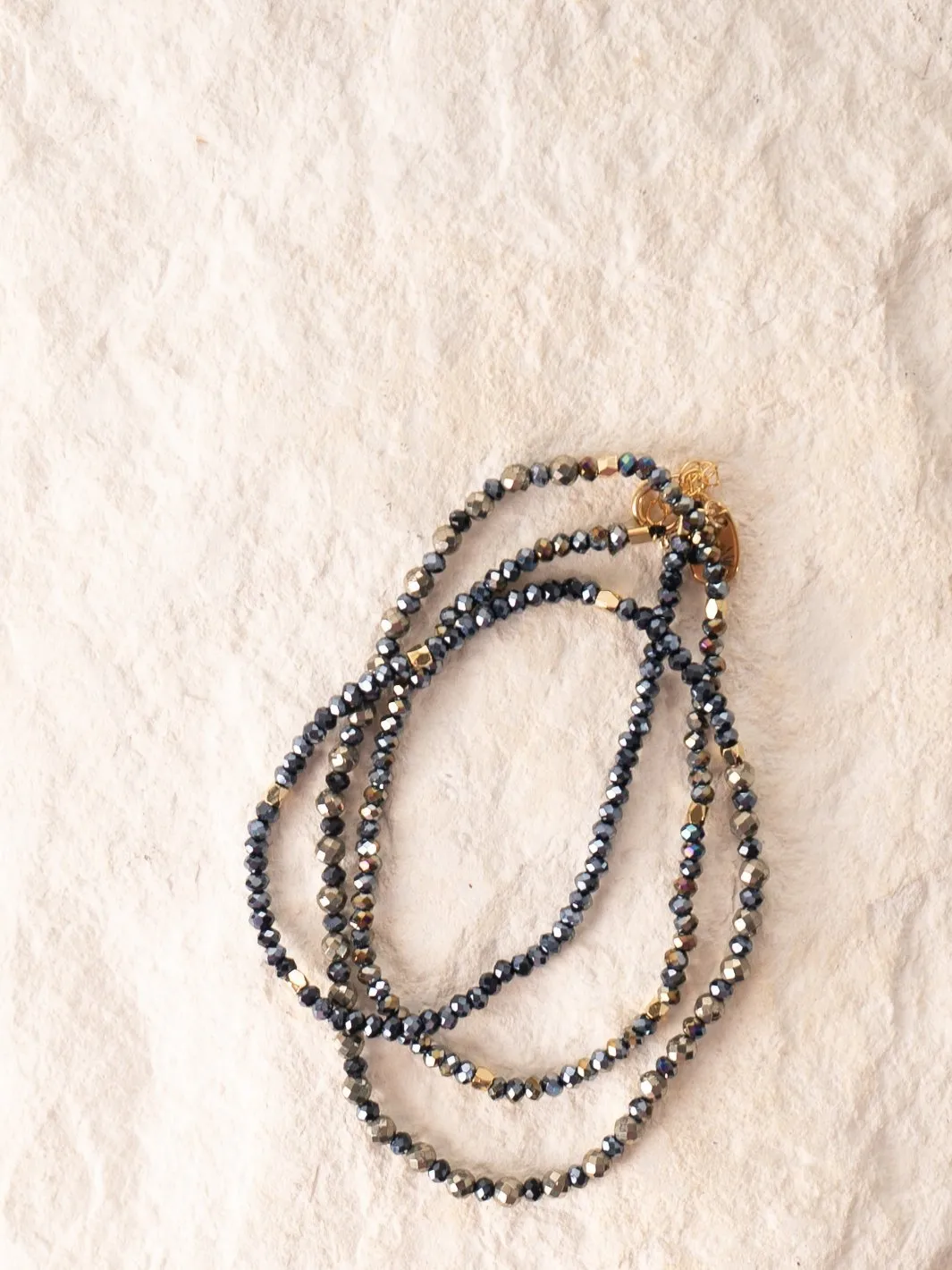 Pyrite Wrap Bracelet & Necklace