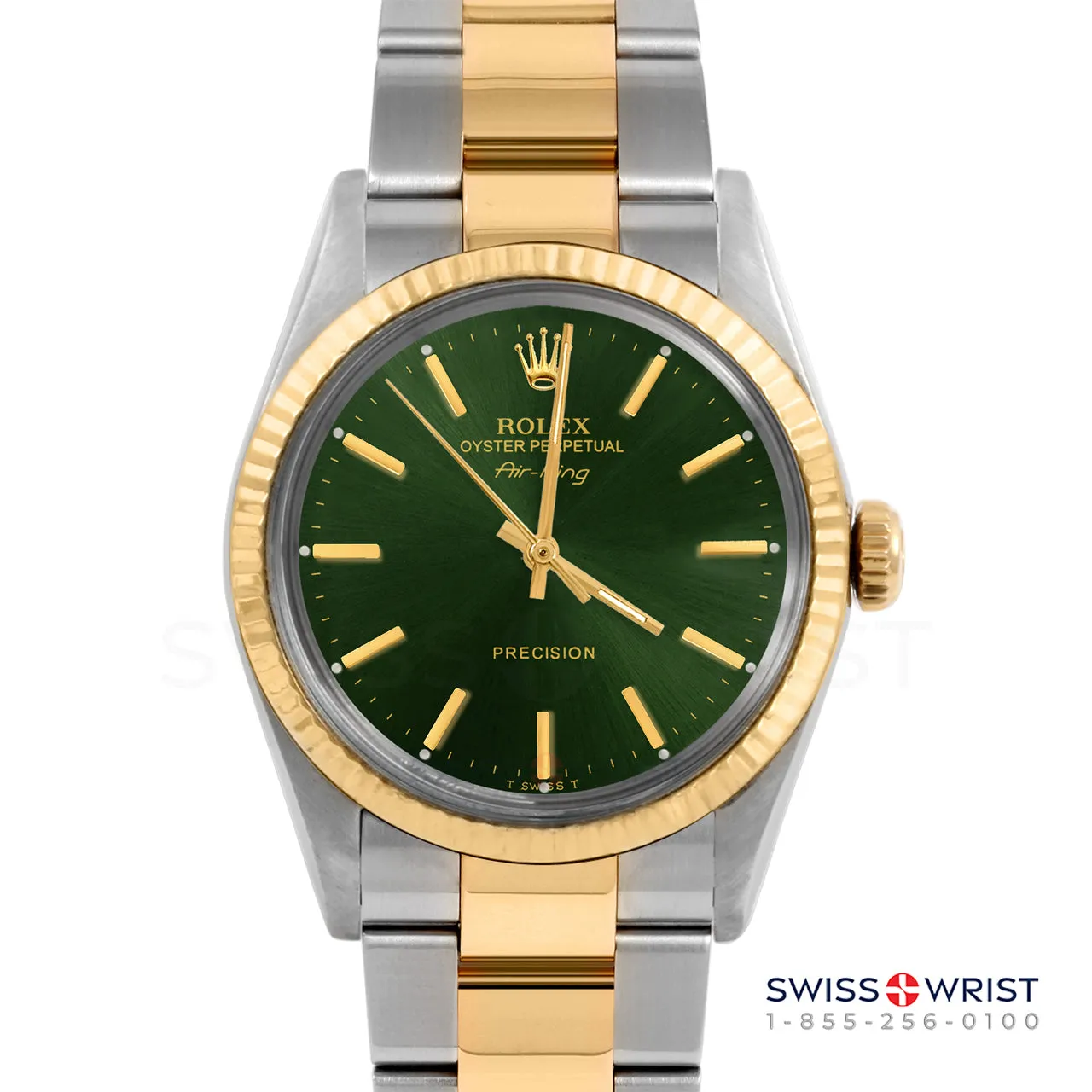 Rolex Air King 34mm | 5500-TT-GRN-STK-FLT-OYS