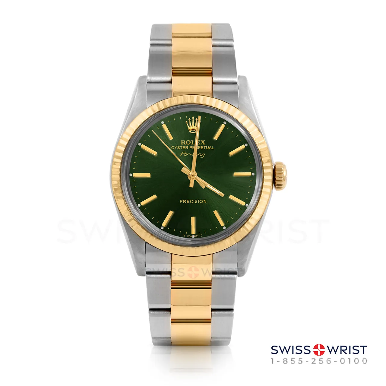 Rolex Air King 34mm | 5500-TT-GRN-STK-FLT-OYS