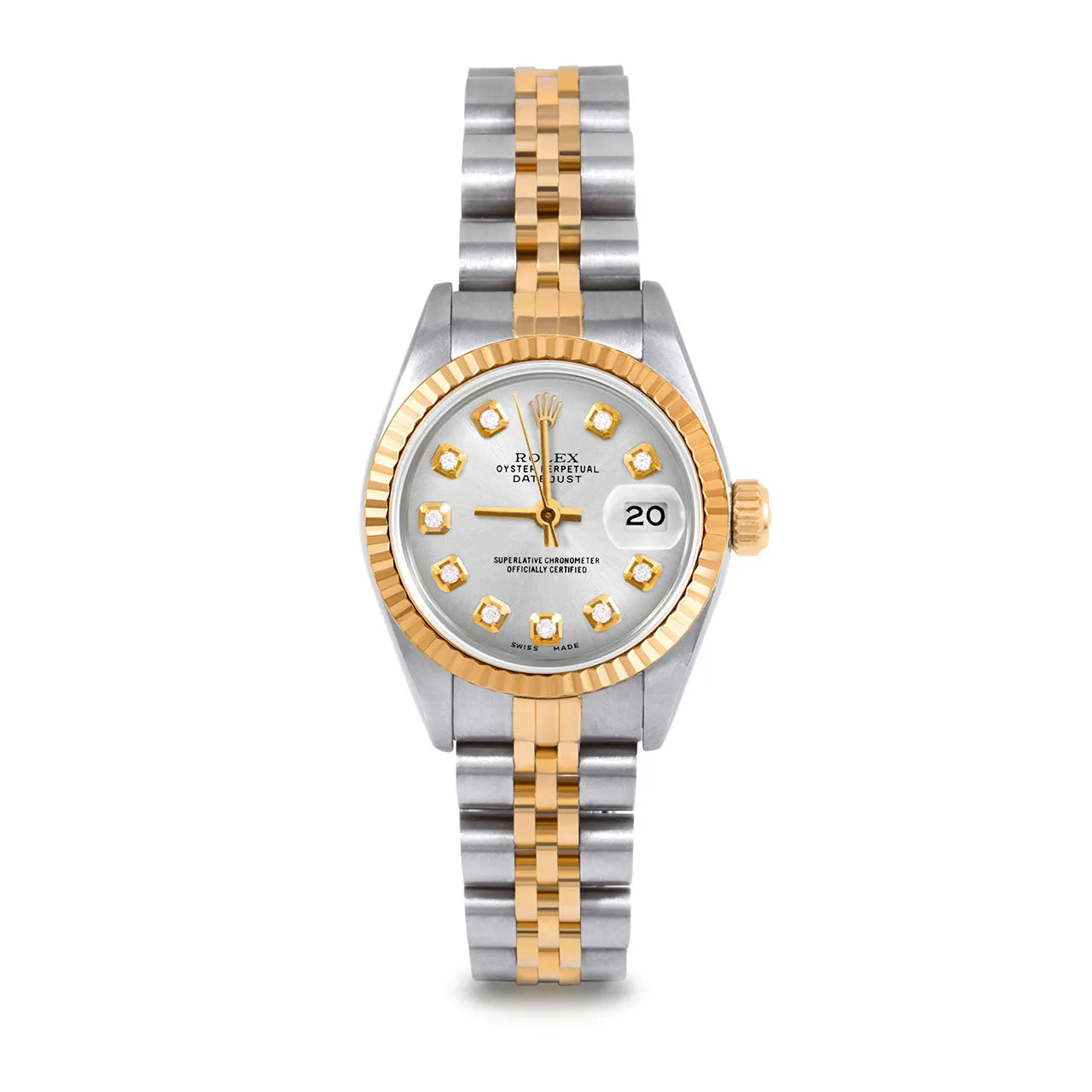 Rolex Datejust 26mm | 69173-SLV-DIA-AM-FLT-JBL