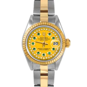 Rolex Datejust 26mm | 69173-YLW-STRE-FLT-OYS