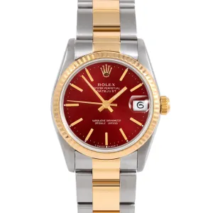 Rolex Datejust 31mm | 68273-RED-STK-FLT-OYS