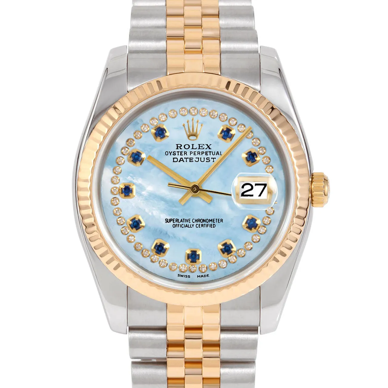 Rolex Datejust 36mm | 116233-LBMOP-STRS-FLT-JBL