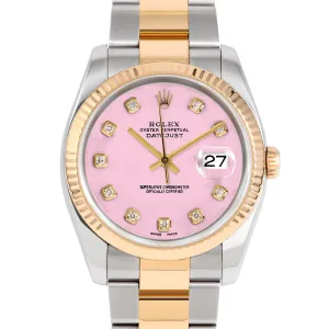 Rolex Datejust 36mm | 116233-PNK-DIA-AM-FLT-OYS