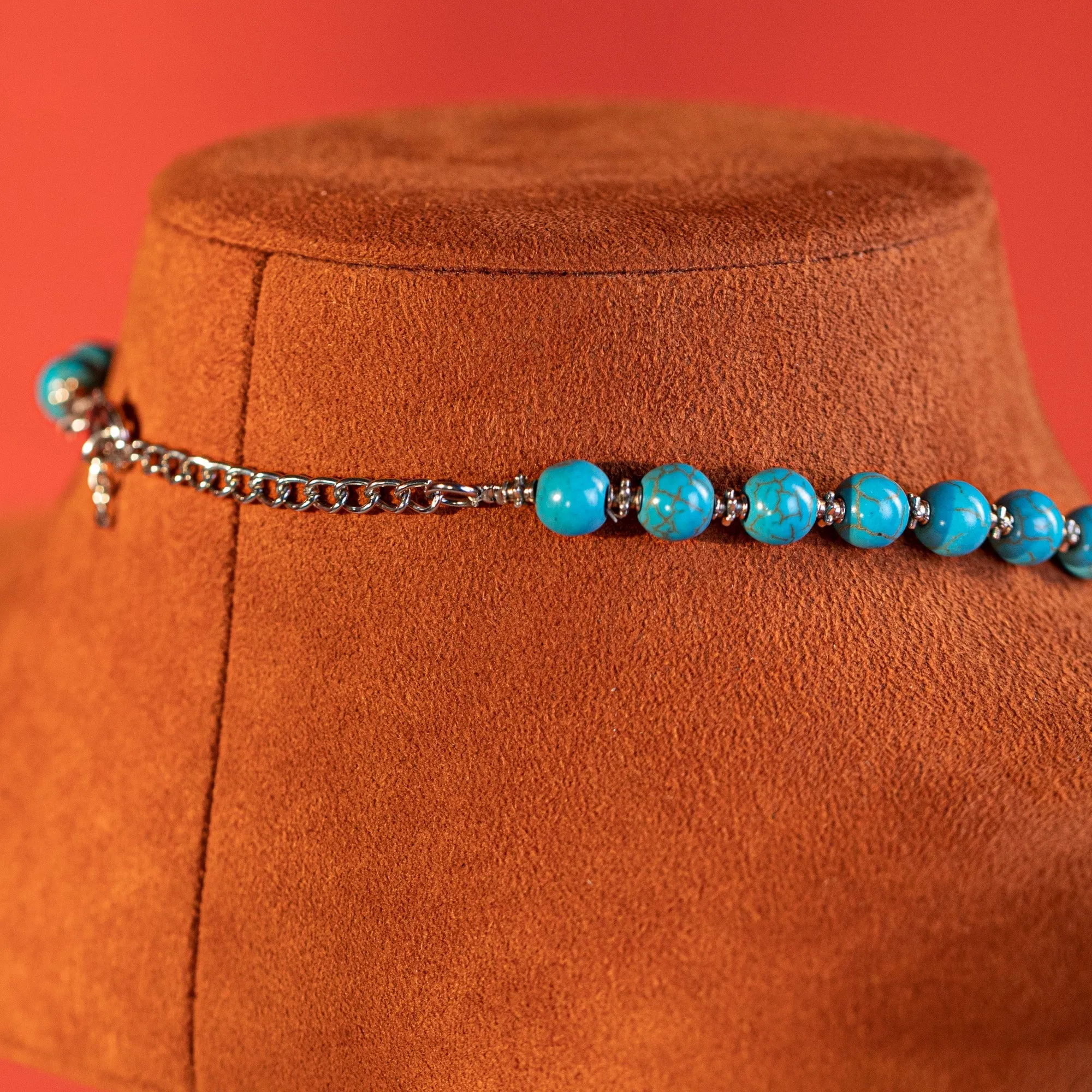 Rustic Couture's  Turquoise Nuggets Layered  Necklace