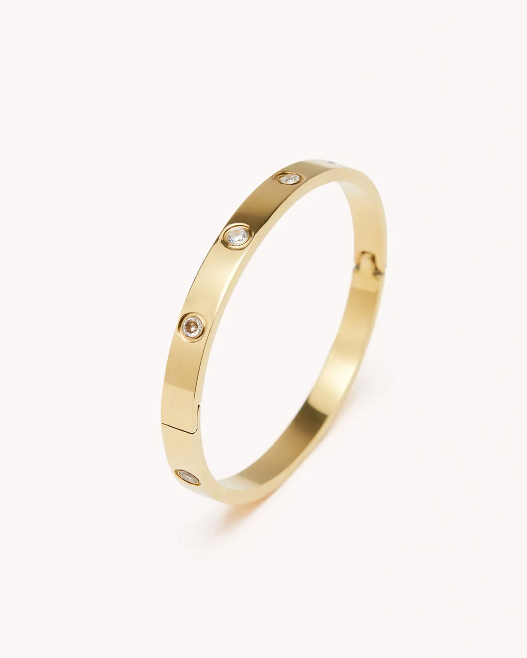 SHANIA BANGLE - GOLD PLATED 18K