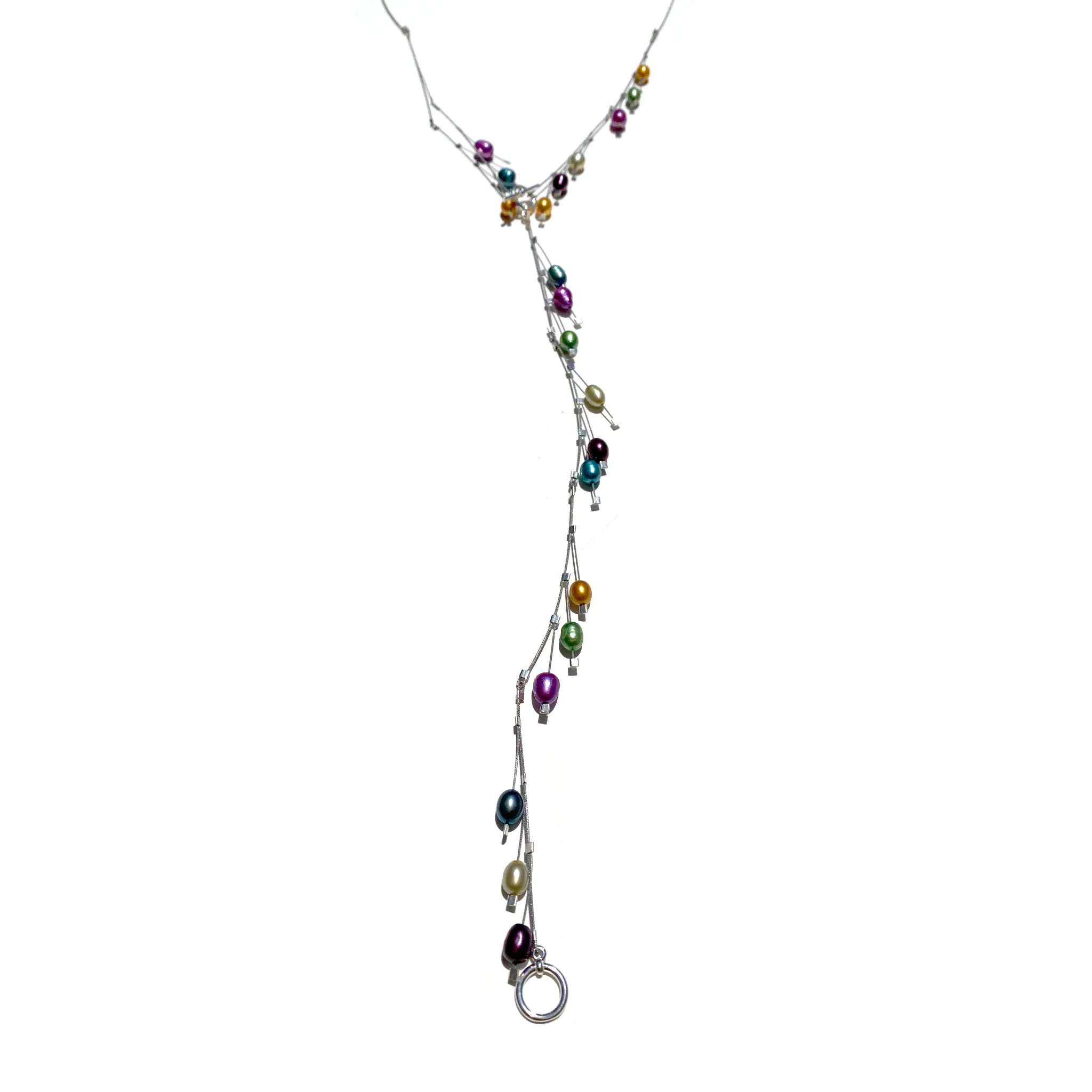 Spring Lariat Necklace