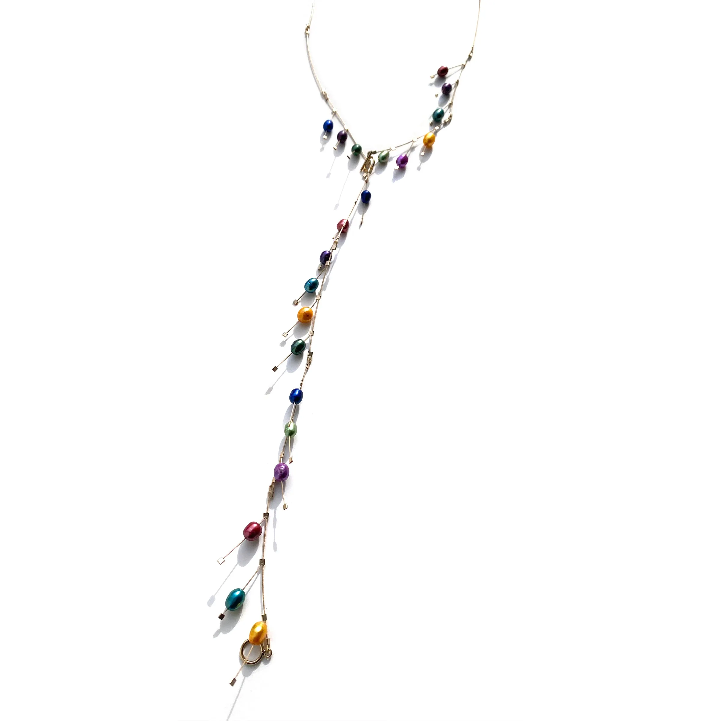 Spring Lariat Necklace