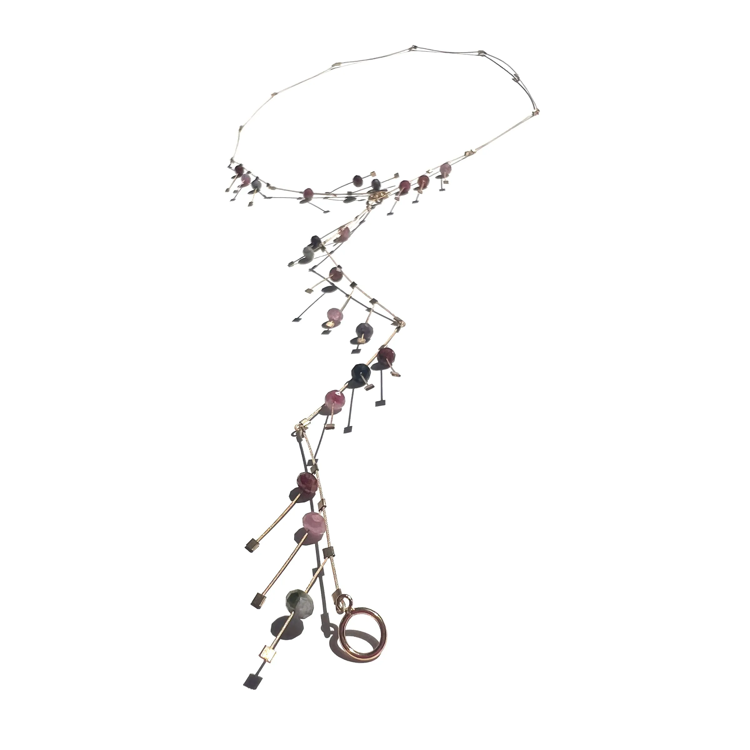 Spring Lariat Necklace