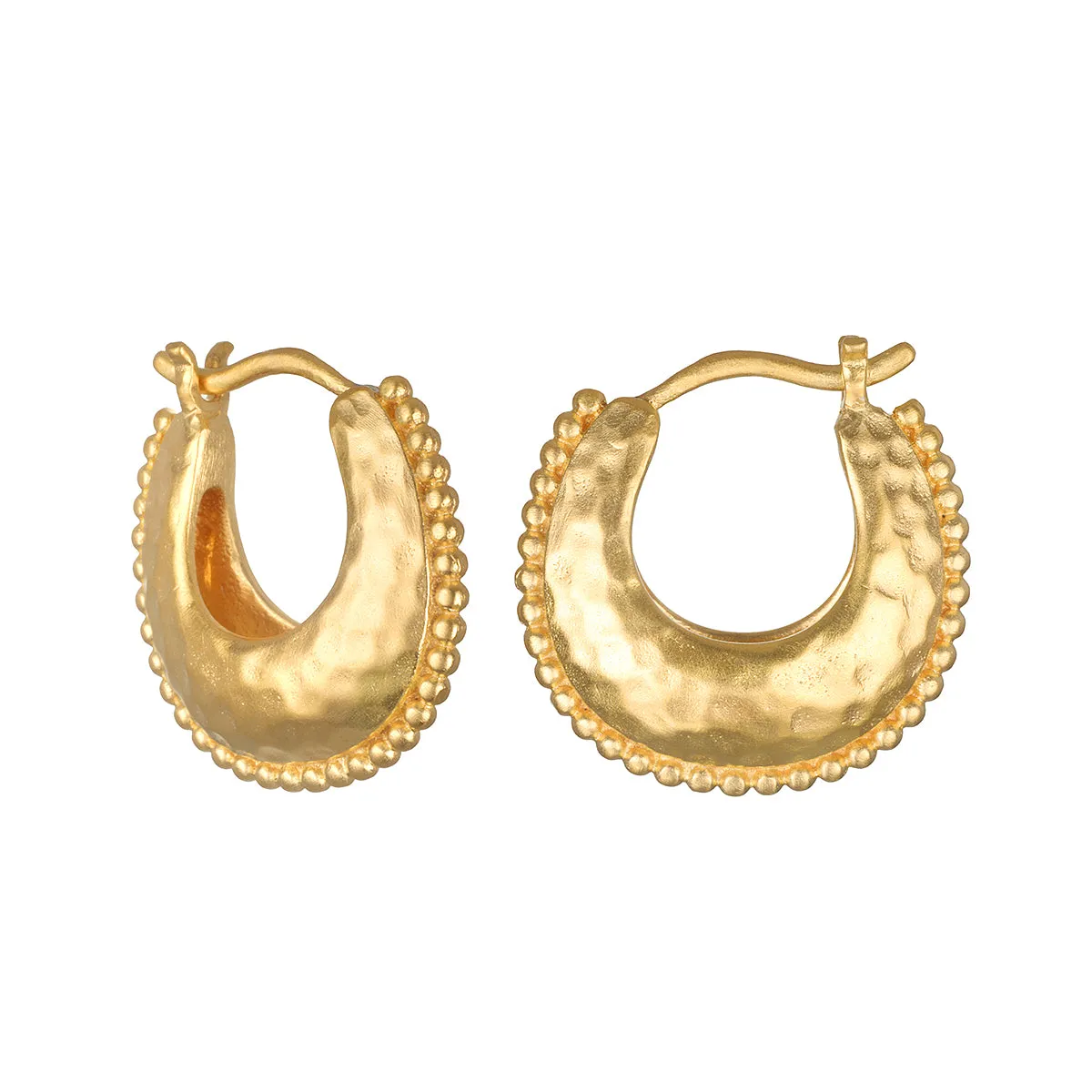 Step Boldly Hoop Earrings