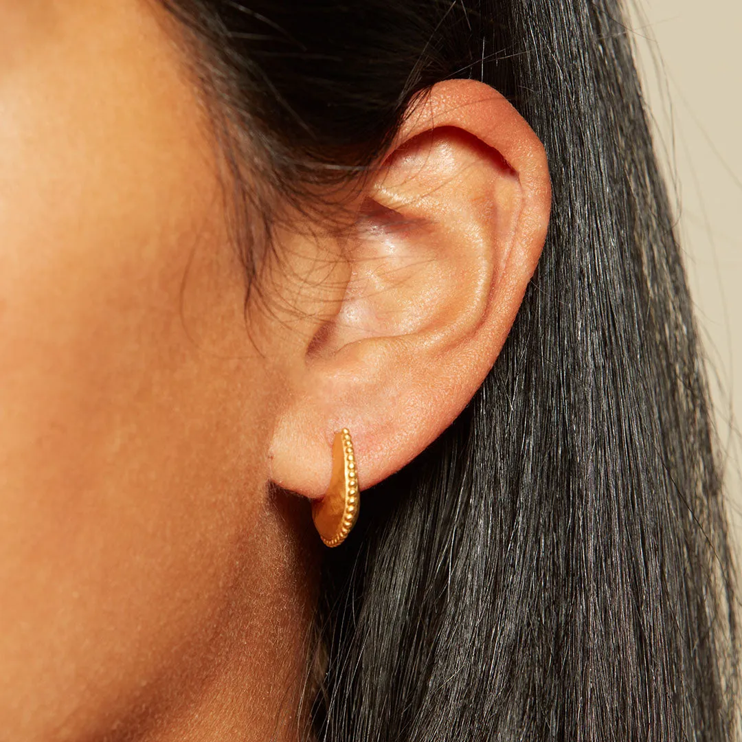 Step Boldly Hoop Earrings