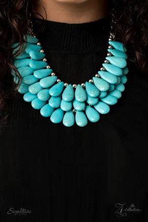 The Amy 2021 - Signature Zi Collection - Necklace and Matching Earrings - Paparazzi Accessories