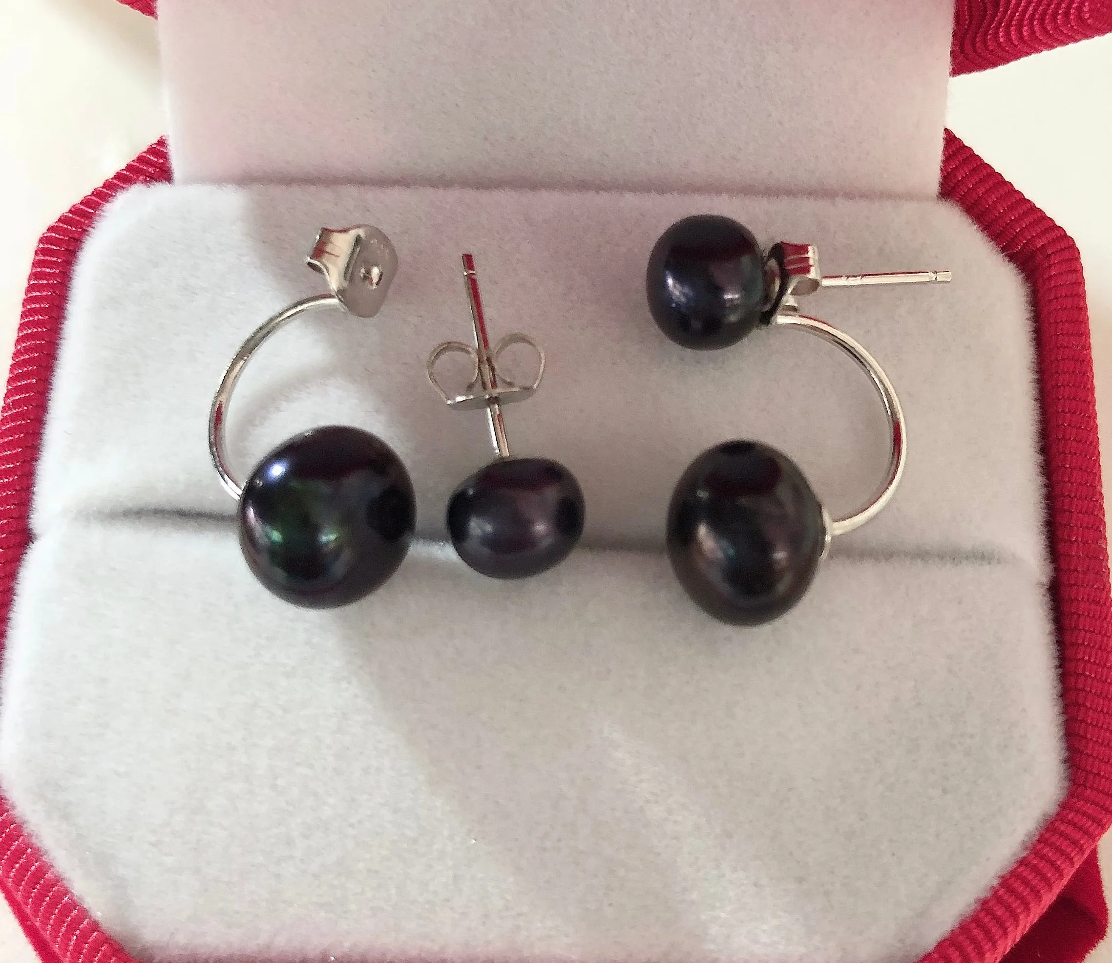 Two in One Freshwater Pearl Earrings