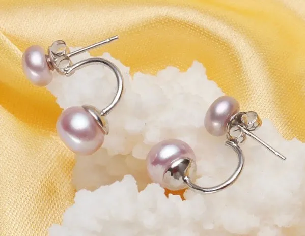 Two in One Freshwater Pearl Earrings